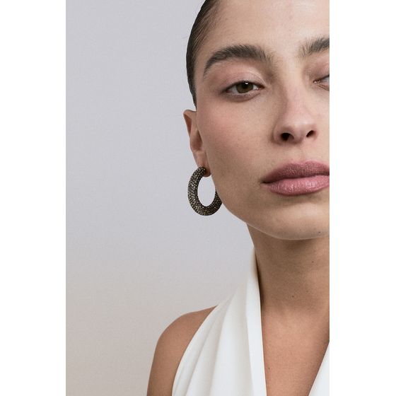 Brinco Argola Reencontro Classics Ouro Vintage